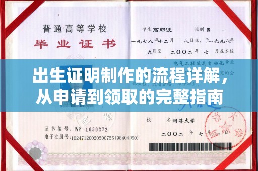 温县出生证明制作的流程详解，从申请到领取的完整指南