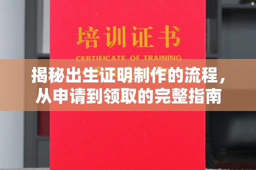 永春揭秘出生证明制作的流程，从申请到领取的完整指南